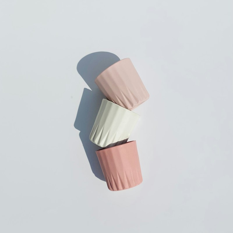 Set 4 Căni Ceramică Mată
